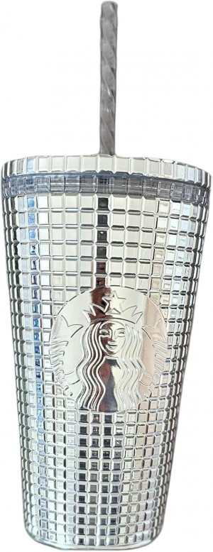 Starbucks 2023 Holiday Stainless Steel Tumbler With Cold Wrap, 16oz Silver | 789BNGVCH