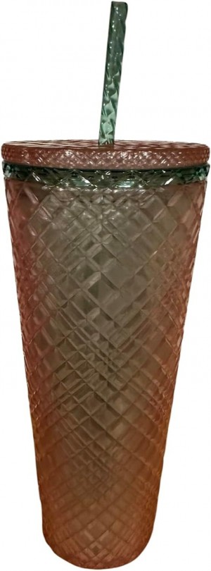 Starbucks 2023 Spring Pink Pearl Jeweled Venti 24oz Tumbler With Straw Pink | 365LSYMQW