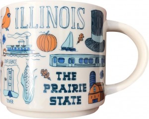 Starbucks Been There Series Collectible Coffee Mug (Illinois),14 Ounce Coffee | 817UHWMQA