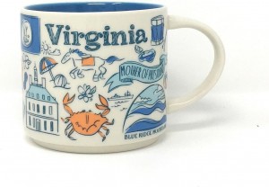 Starbucks Been There Series Mug, 14 Ounce (Virginia) White | 307HZTNOC