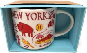 Starbucks Been There Series New York Knickerbocker State Ceramic Mug, 14 Oz Red | 928JSYLBR