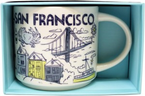 Starbucks Been There Series San Francisco,Ceramic Mug, 14 Oz Multicolor | 736INWSTG