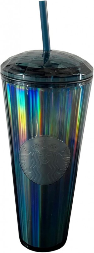 Starbucks Fall 2022 Ocean Kaleidoscope Dome 24oz Venti Tumbler With Straw Multicolor | 417DZVBRL