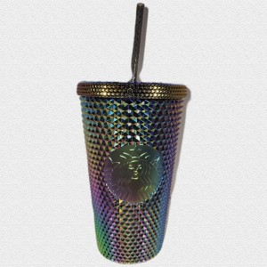 Starbucks Halloween 2023 Oil Slick Rainbow Iridescent Venti Tumbler 16oz Multicolor | 501YVUGBD