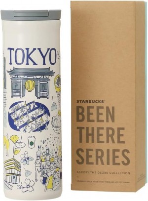 Starbucks Japan Tokyo Been There Series Stainless Steel Tumbler 473ml Grey | 962OZRIEY