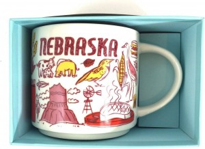 Starbucks Nebraska Been There Series Across The Globe Collection Ceramic Coffee Mug, 14 Fl Oz Coffee | 769MOWVUZ