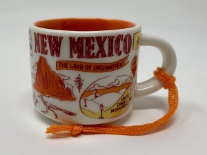 Starbucks New Mexico Been There Series Espresso Cup Ornament Demitasse Mug 2oz Orange | 047CZQTUP