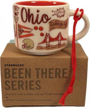 Starbucks Ohio Been There Collection Ceramic Coffee Demitasse Ornament Mug 2 Oz Coffee | 316SVNYXC