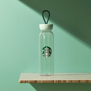 Starbucks Siren Mint Lid Plastic Water Bottle 18oz Mint | 690VWOYQE