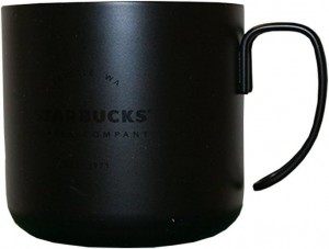 Starbucks Stainless Steel Cup With Wire Handle Black Finish (Black) Black | 301UVQOAY