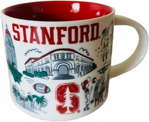 Starbucks Stanford University Been There Series Campus Collection Coffee Mug 14 Oz, Red Coffee / Red | 765ZTHJMI