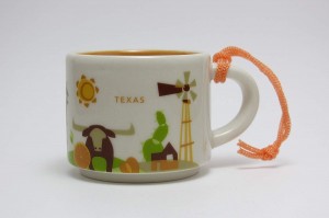 Starbucks Texas You Are Here Series Espresso Cup Ornament Demitasse Mug 2oz Coffee | 957XDKOEU