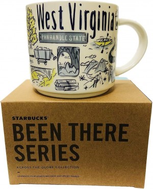 Starbucks West Virginia Been There Series Across The Globe Collection Ceramic Coffee Mug 14 Oz Multicolor | 694GHSIRT