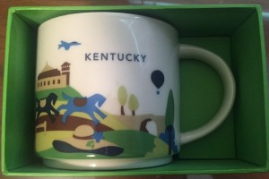 Starbucks You Are Here Collection Coffee Cup - Kentucky White | 295YVNDAK