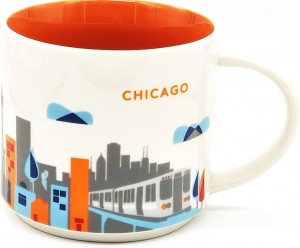 Starbucks You Are Here (Yah) Chicago Stackable Mug Latest Release Multicolor | 384OASQZM