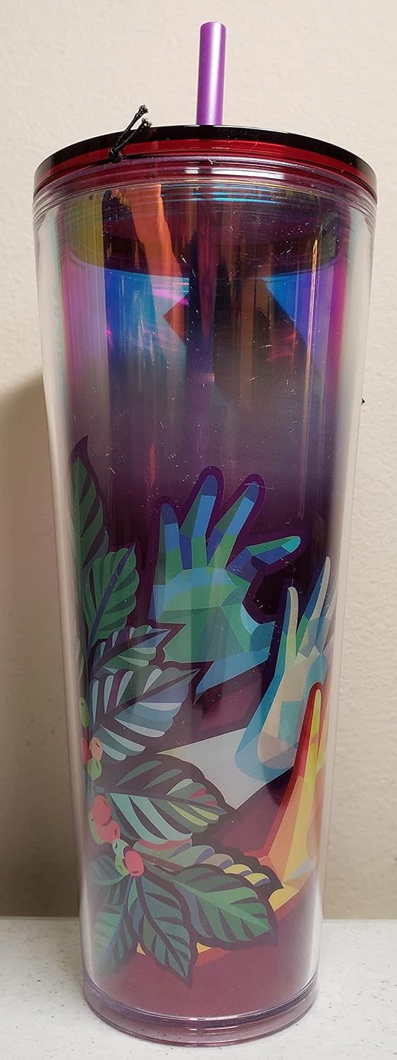 Starbucks 2021 American Sign Language Asl Hand Movements Venti Tumbler 24 Oz Multicolor | 432KAQSTC