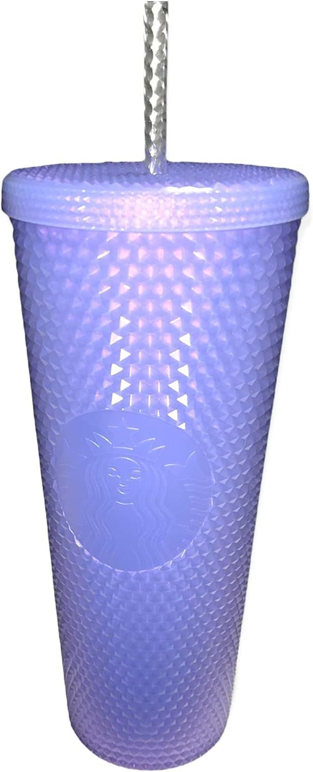 Starbucks 2021 Holiday Icy Lilac Bling Studded Plastic Cold Cup Tumbler 24oz Purple | 572OHZTMN