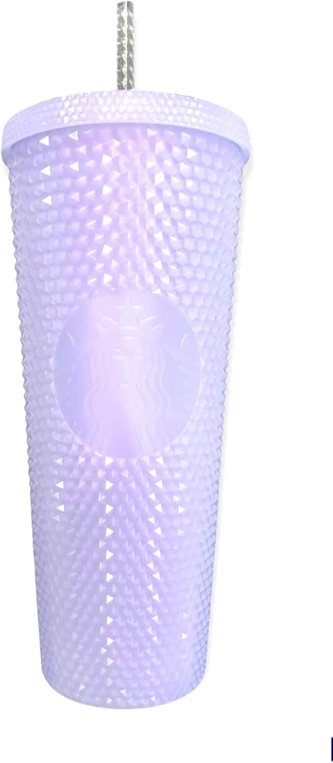 Starbucks 2021 Holiday Icy Lilac Bling Studded Plastic Cold Cup Tumbler 24oz Purple | 572OHZTMN