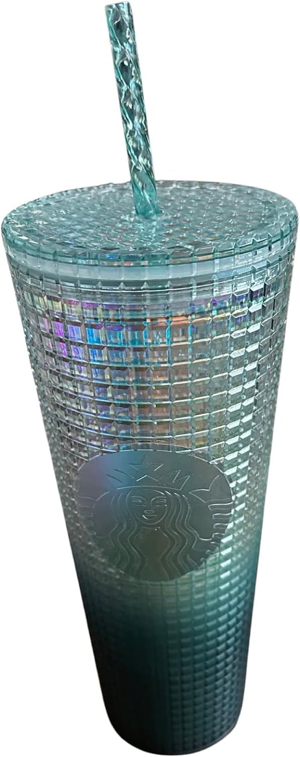 Starbucks 2023 Green Ombre Grid 24 Oz Venti Tumbler Green | 218UOIFGL