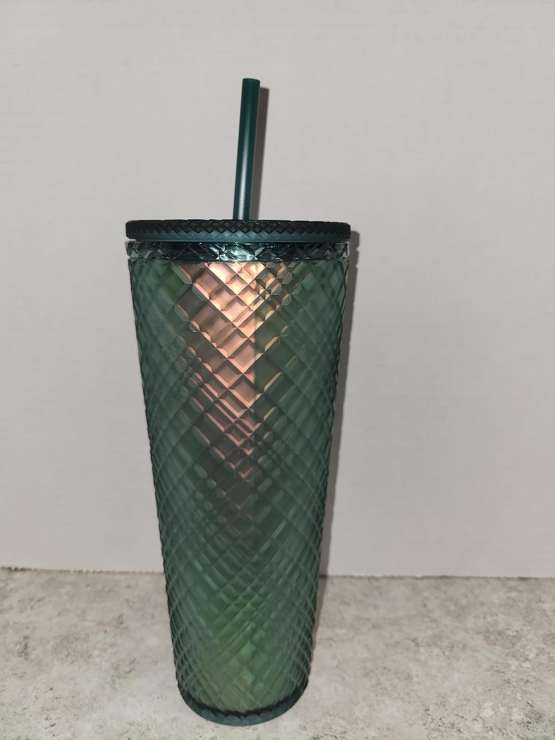 Starbucks 2023 Halloween Soft Touch Jeweled 24oz Tumbler Green | 106REZSGO