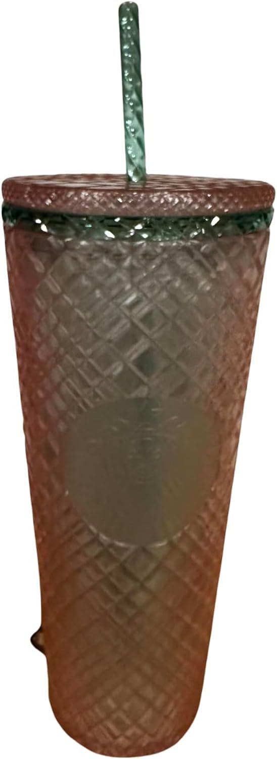 Starbucks 2023 Spring Pink Pearl Jeweled Venti 24oz Tumbler With Straw Pink | 365LSYMQW