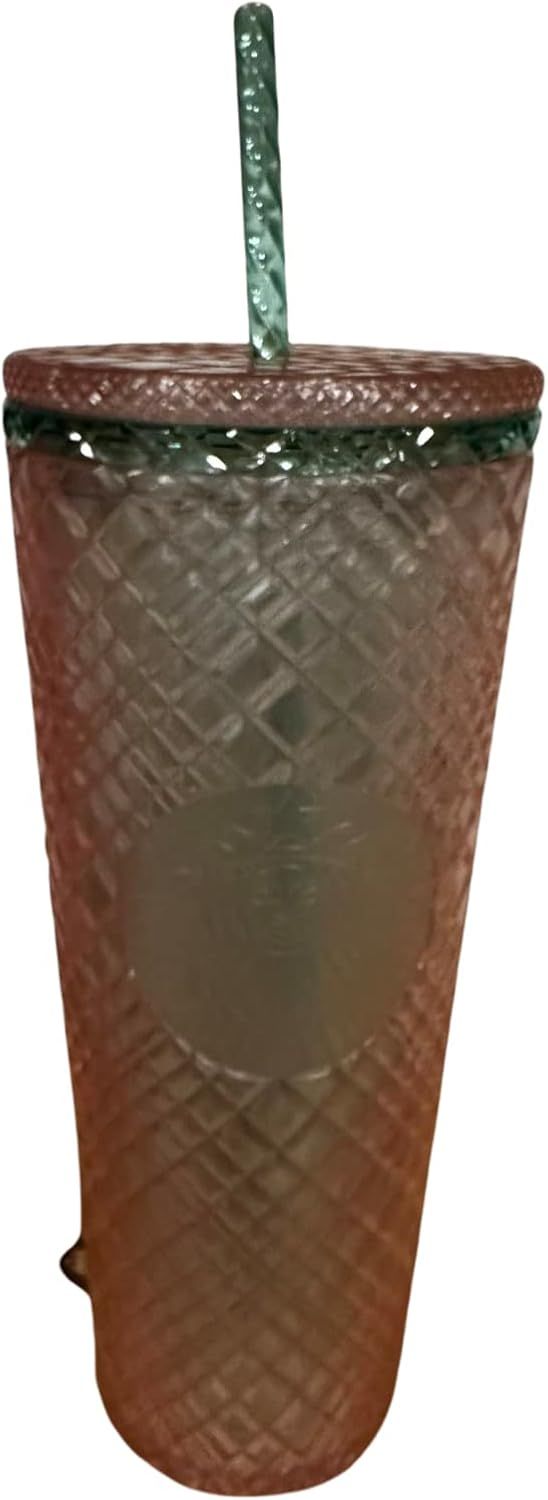 Starbucks 2023 Spring Pink Pearl Jeweled Venti 24oz Tumbler With Straw Pink | 456RKGHZE