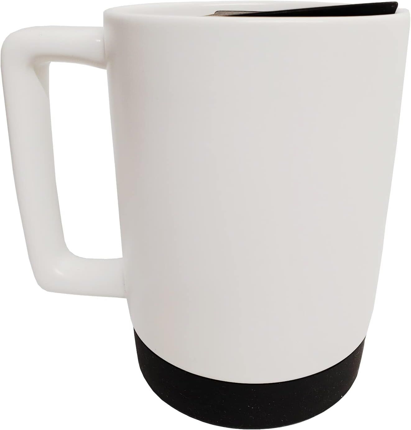 Starbucks 2023 White Mug W/Rubber Bottom & Lid | 14oz White | 438WZFYHV