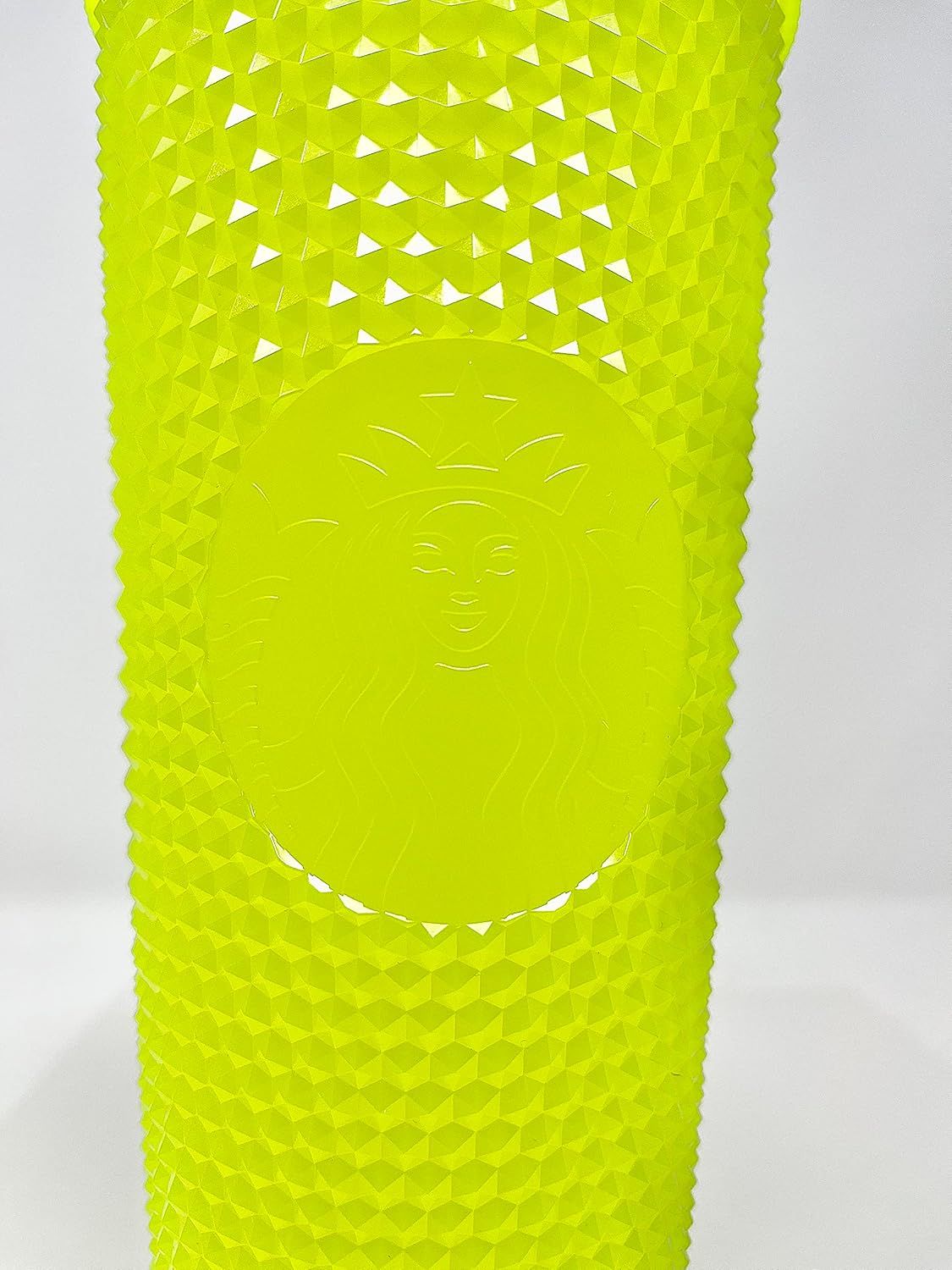 Starbucks 24 Oz Double Wall Glow In The Dark Black Light Uv Slime Green Cold Cup Tumbler Green | 037IEYNBD