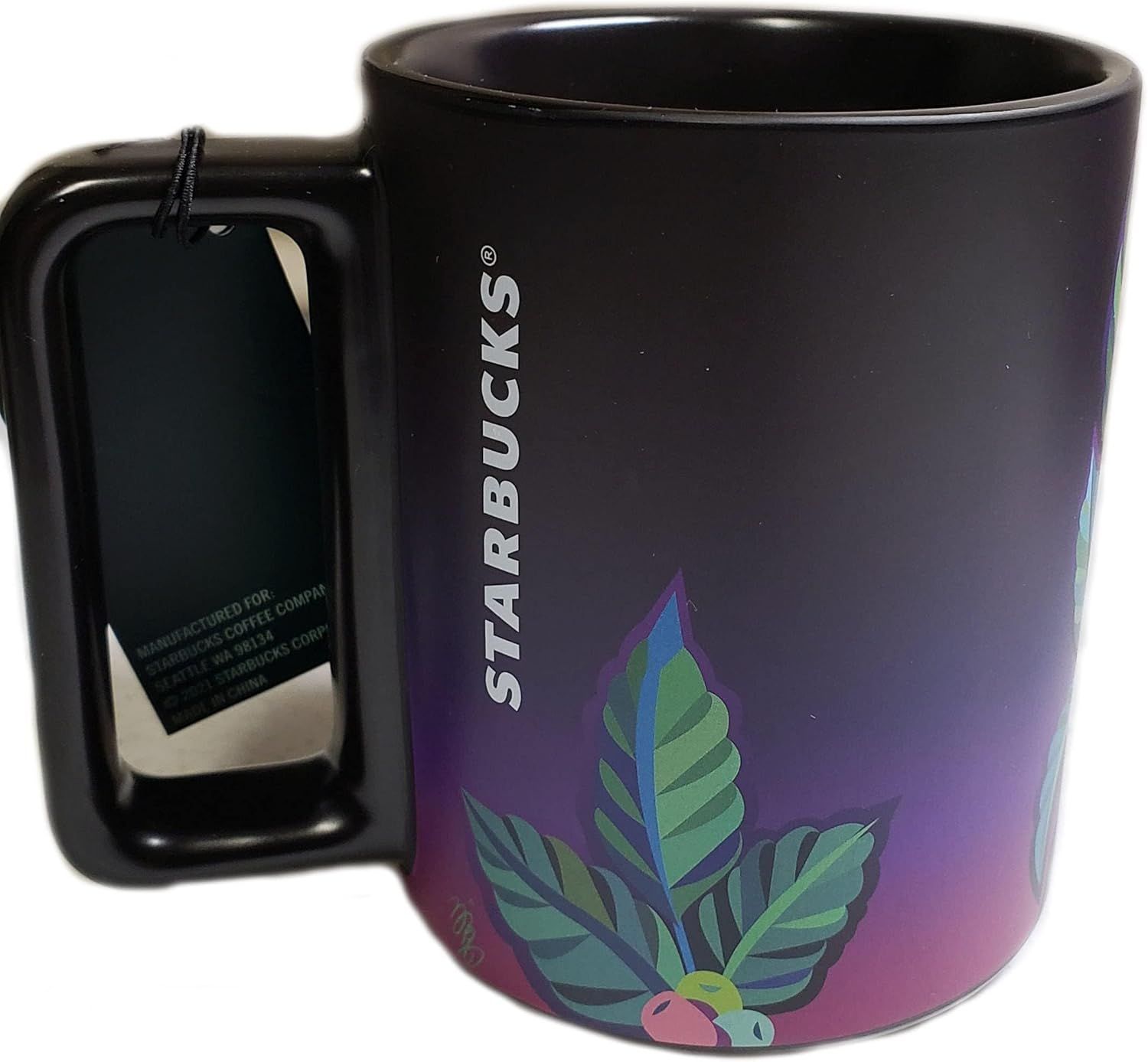 Starbucks American Sign Language Asl Hand Movements Coffee Mug, 12 Oz Black | 319FMLSZR