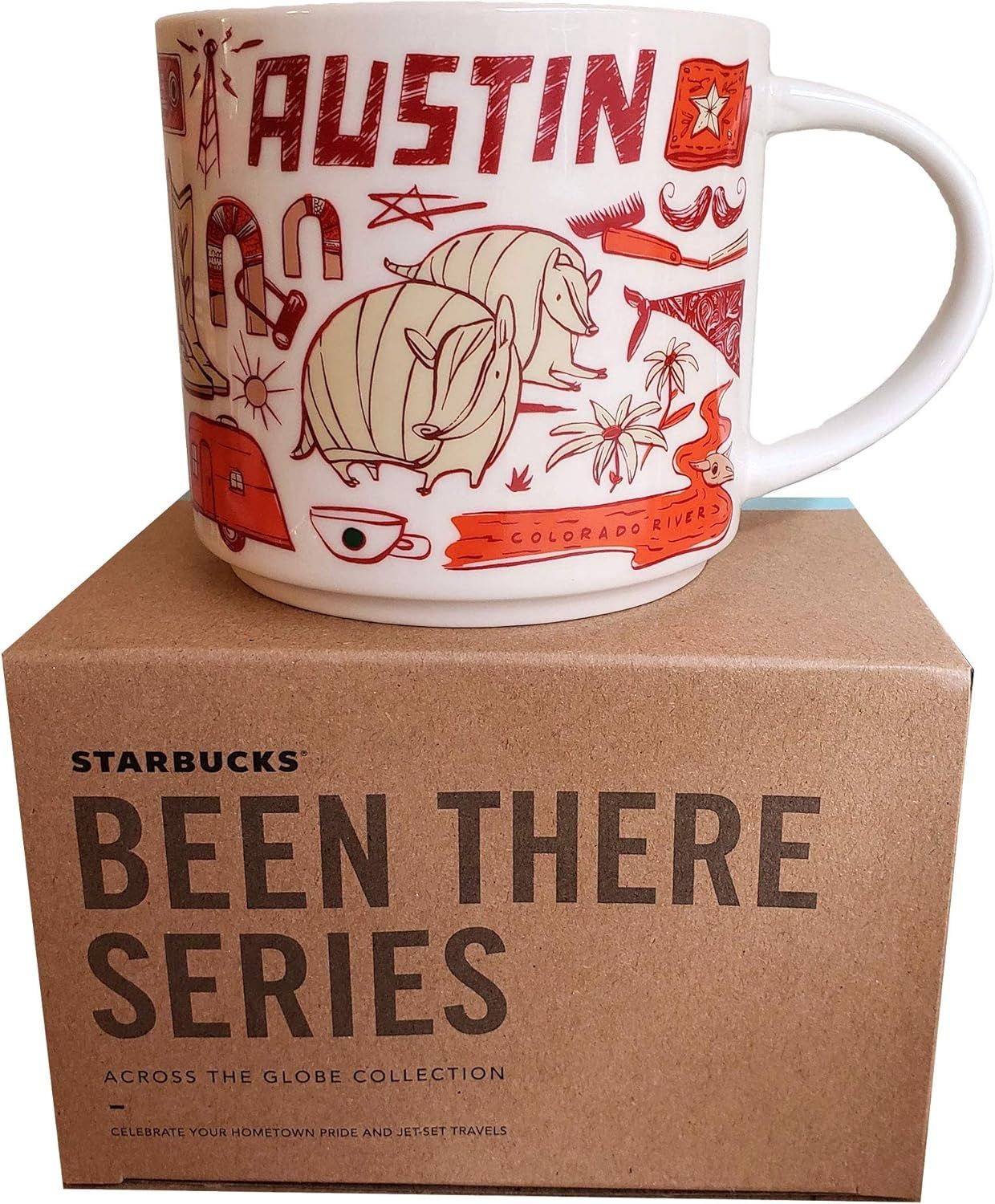 Starbucks Austin Coffee Mug - Been There Series Yellow / Orange | 281QRMOIA