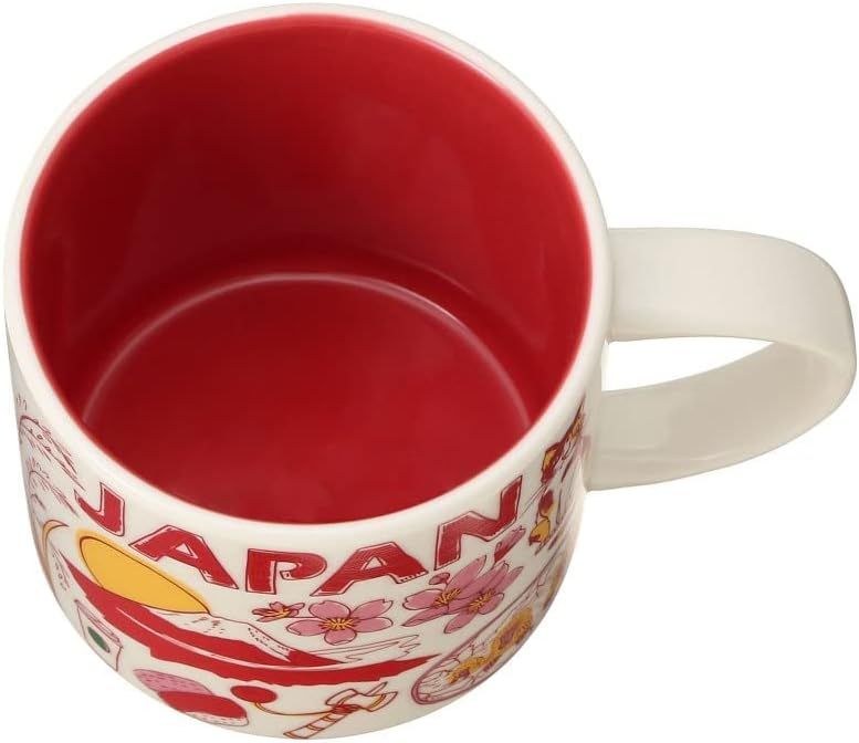 Starbucks Been There Series Japan 2021 Ceramic Coffee Mug, 14 Oz Red | 046AHYLJZ