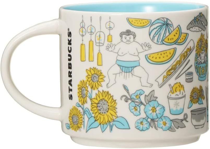 Starbucks Been There Series Japan Summer Ceramic Coffee Mug, 14 Oz Coffee | 862MWBUHZ