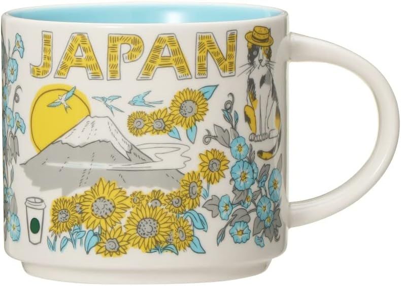 Starbucks Been There Series Japan Summer Ceramic Coffee Mug, 14 Oz Coffee | 862MWBUHZ