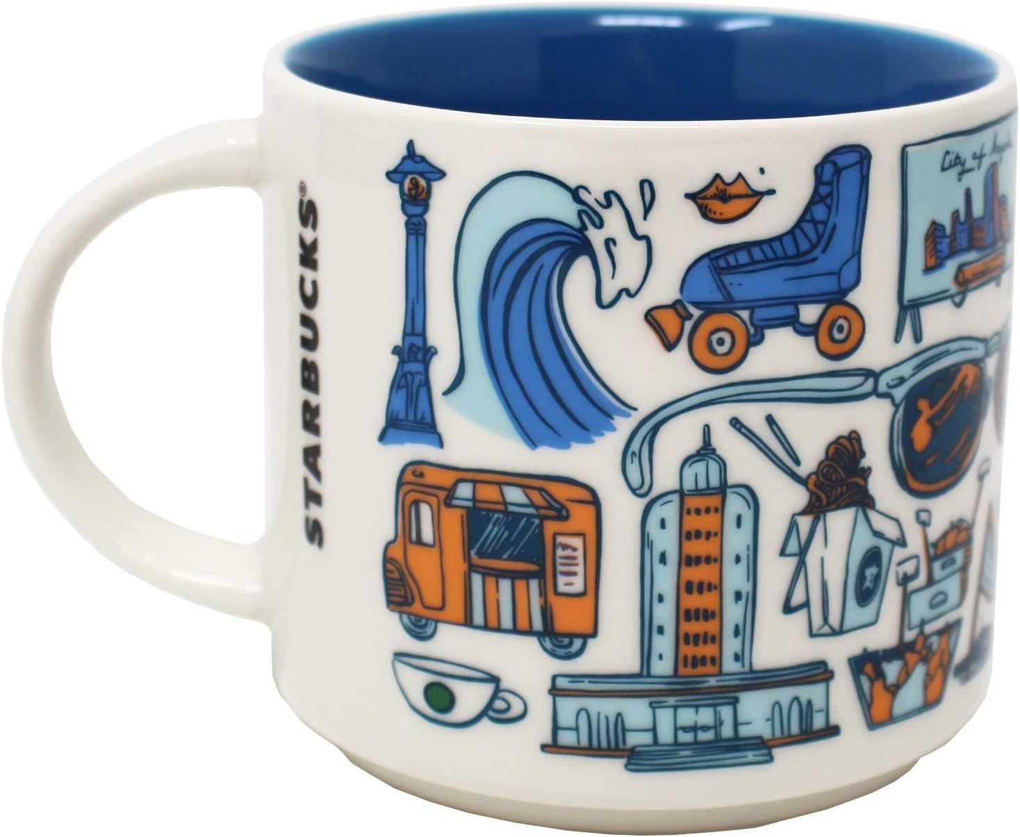 Starbucks Been There Series Los Angeles Ceramic Mug, 14 Oz Multicolor | 571OFMRHZ