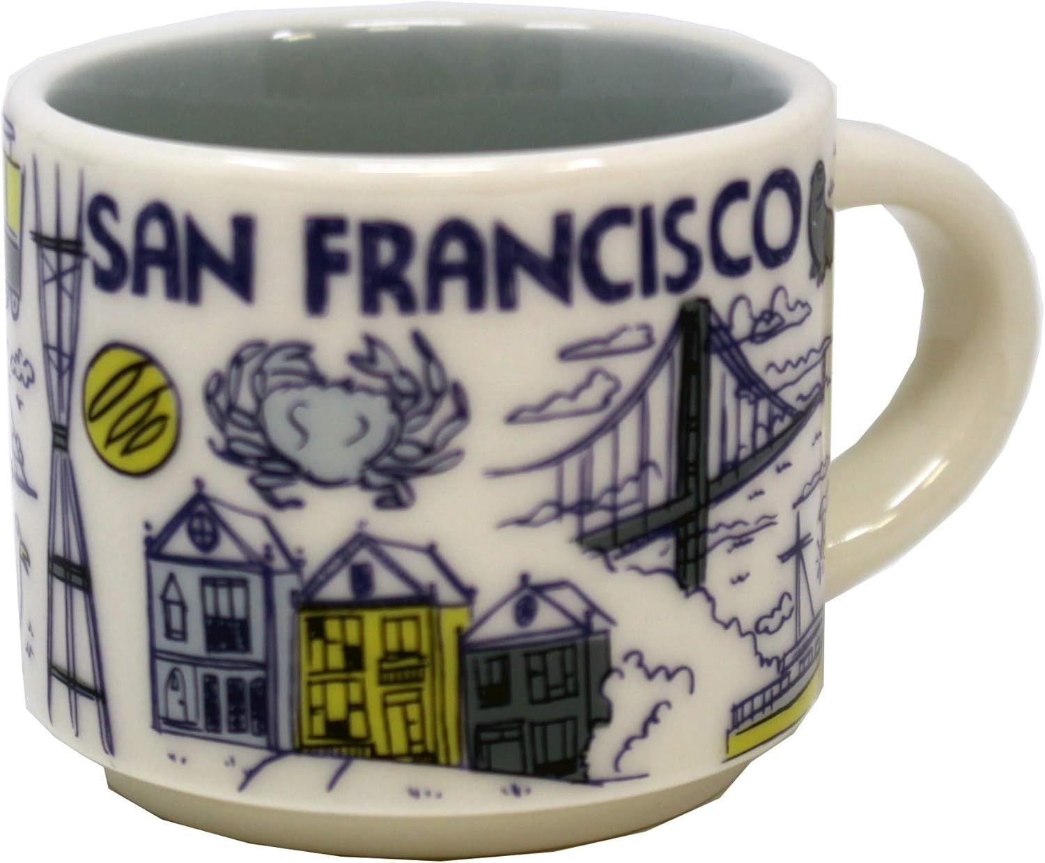 Starbucks Been There Series San Fransisco Ceramic Demitasse Ornament Mug, 2 Oz Coffee | 971XYJUZM