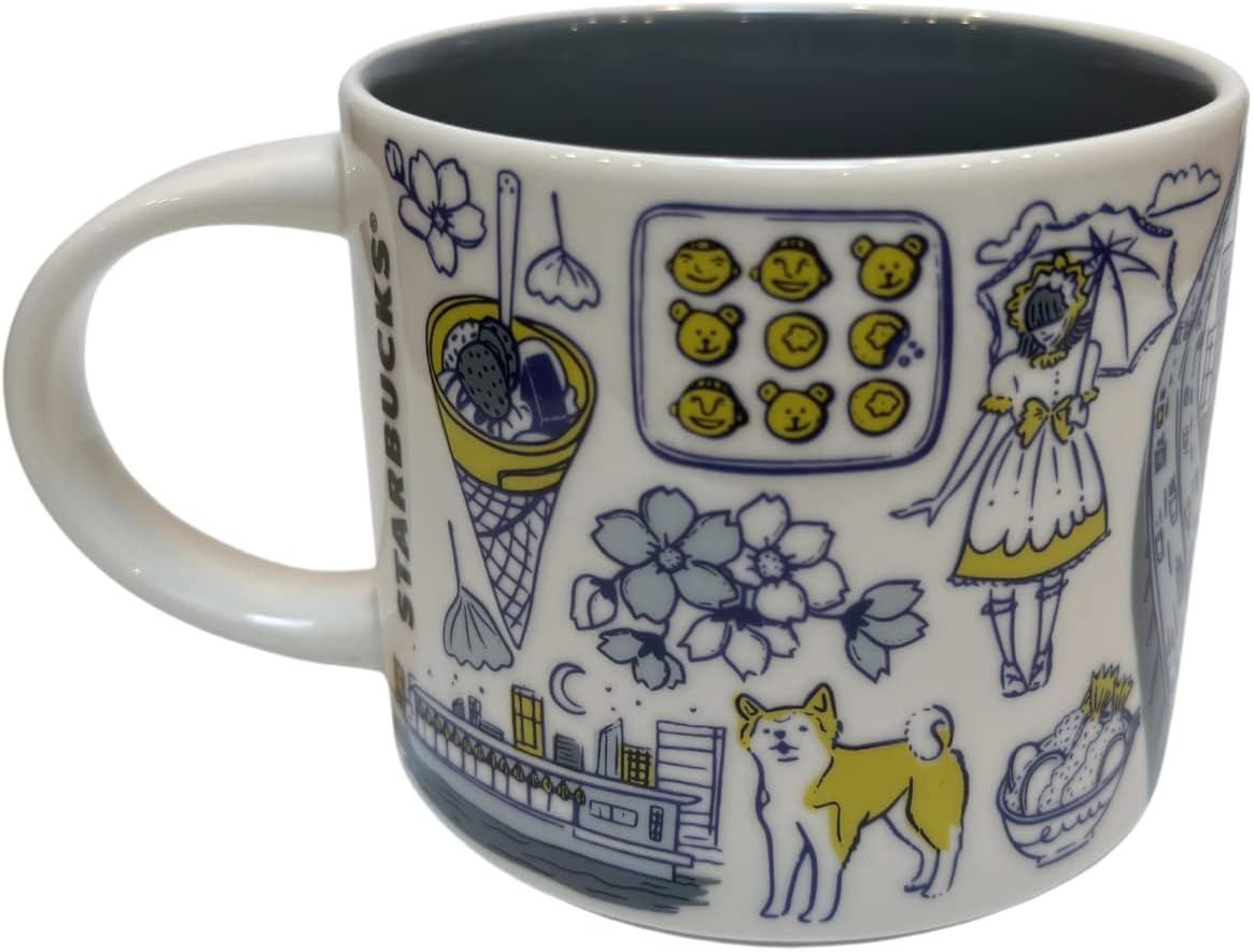 Starbucks Been There Series Tokyo Ceramic Coffee Mug, 14 Oz Coffee | 378RMKFNT