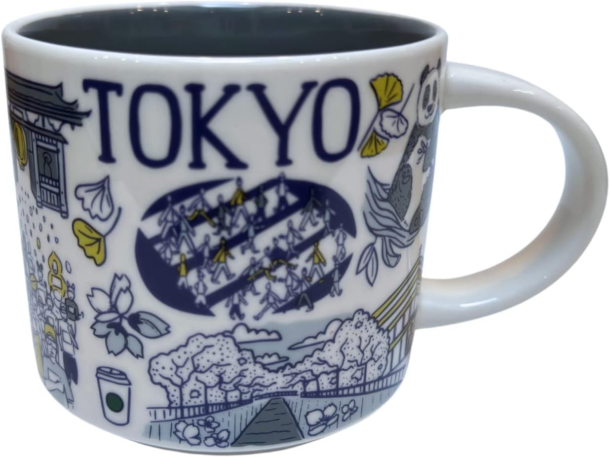 Starbucks Been There Series Tokyo Ceramic Coffee Mug, 14 Oz Coffee | 378RMKFNT