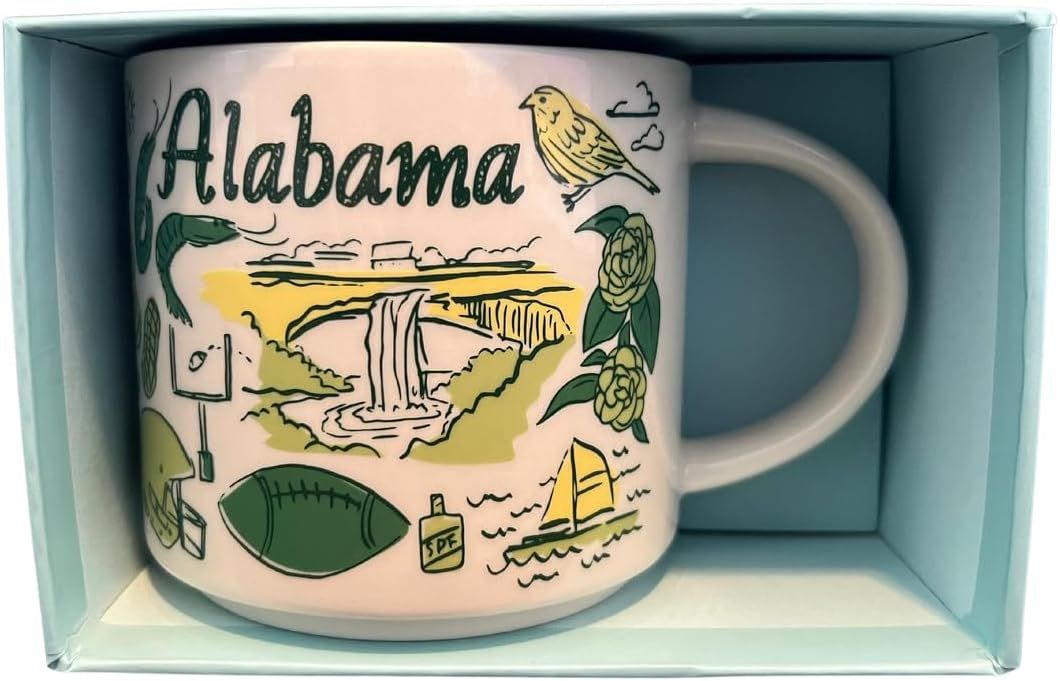 Starbucks Been There Series - Alabama 2023 Exclusive Redesign White / Multicolor | 908LAKPEY