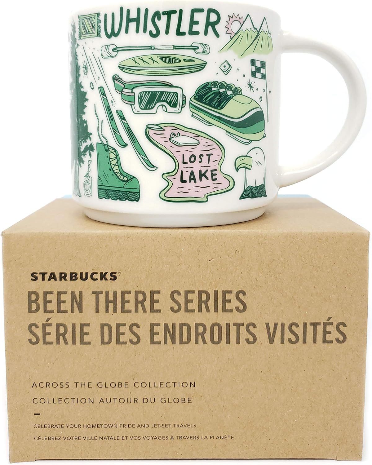 Starbucks Been There Series - Whistler, British Columbia Bc, Canada, 14 Fl Oz Green | 039IUJVXL