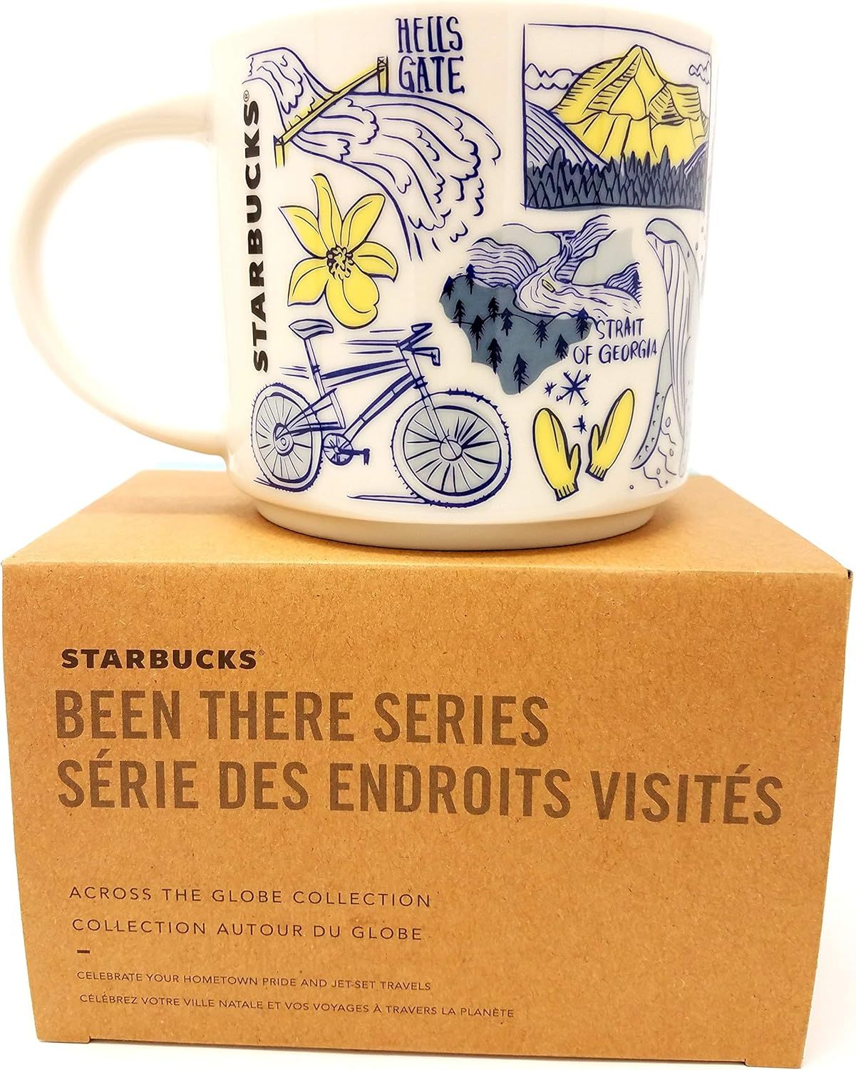 Starbucks British Columbia Been There Series Collection 14oz Mug Blue | 145GDNOBZ