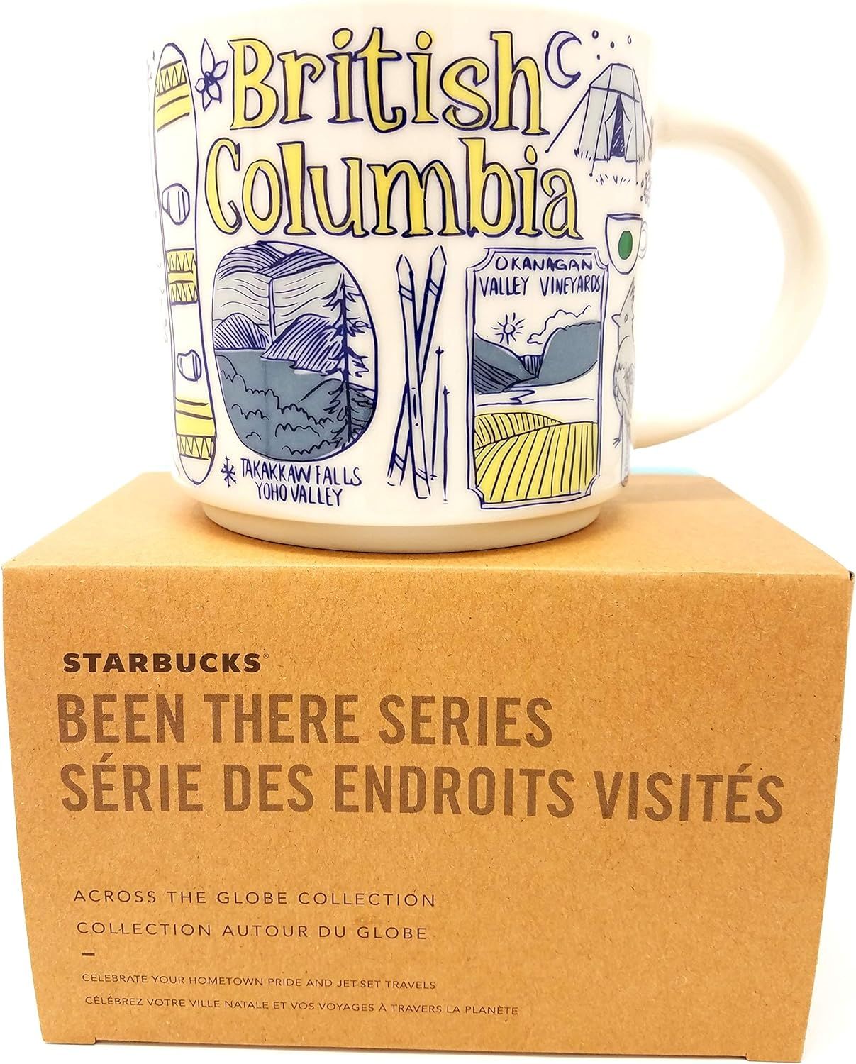 Starbucks British Columbia Been There Series Collection 14oz Mug Blue | 145GDNOBZ