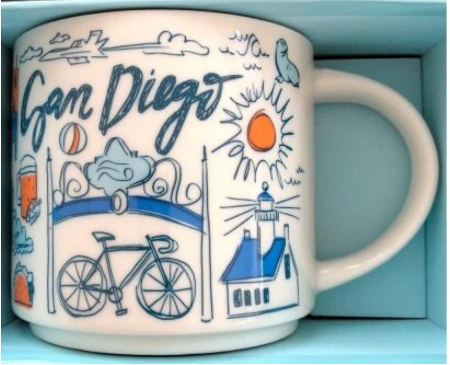 Starbucks Ceramic Mugs - Been There Series - San Diego Multicolor | 231HNAZLF