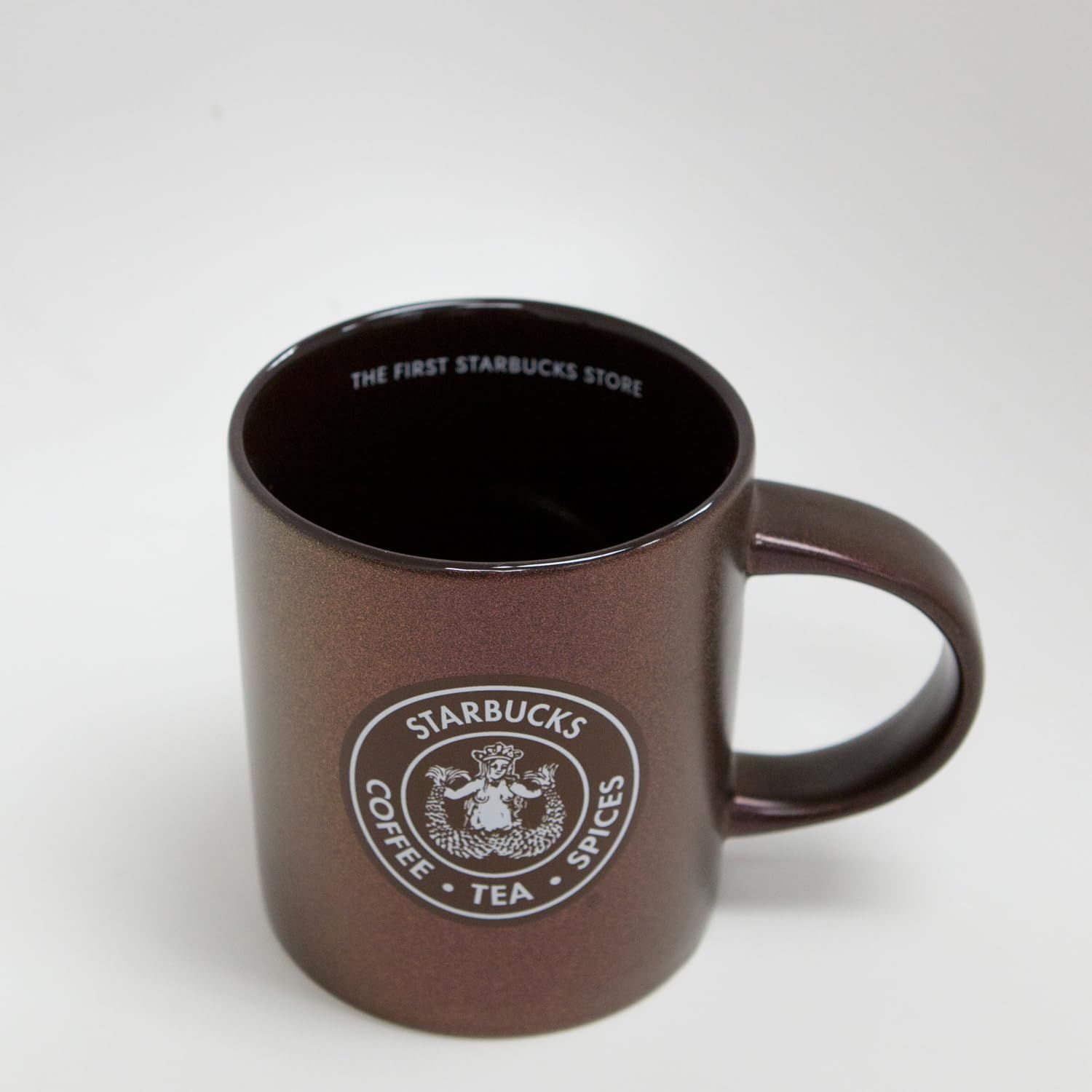 Starbucks Exclusive First Store Seattle Pike Place Brown Mug, Original Logo, 12 Fl Oz Brown | 608FZMSTU