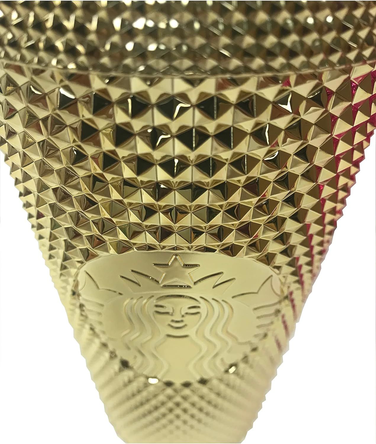 Starbucks Gold Studded Tumbler 2022 Fall Winter Holiday Bling (24 Oz - Venti) Gold | 952ZTIRCM