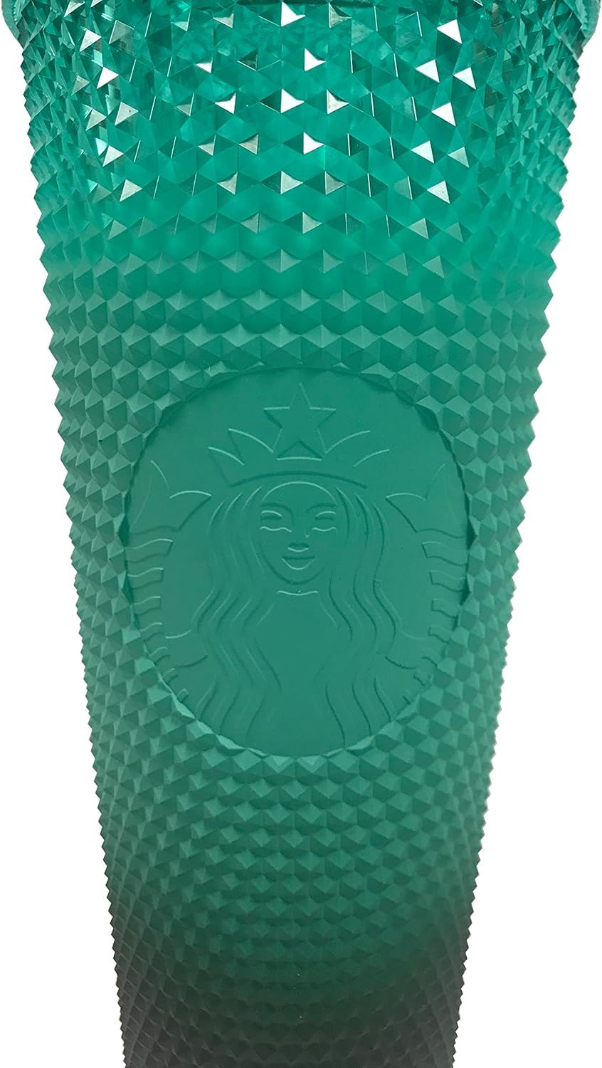 Starbucks Green Gradient Studded Acrylic Tumbler Fall Winter Holiday 2022 (24 Oz - Venti) Green | 713HDRLMI