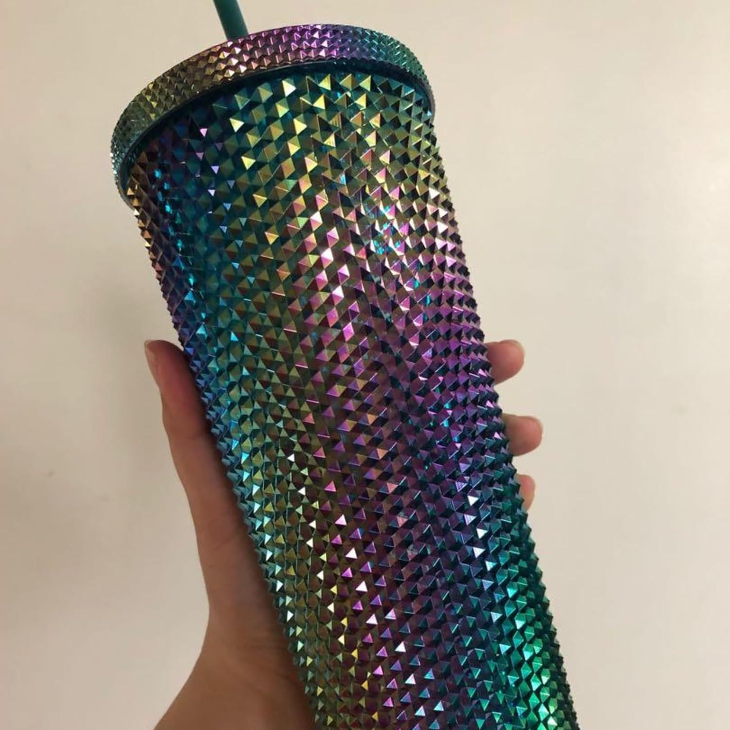 Starbucks Halloween 2023 Oil Slick Rainbow Iridescent Venti Tumbler 24oz Multicolor | 439UTIFDP