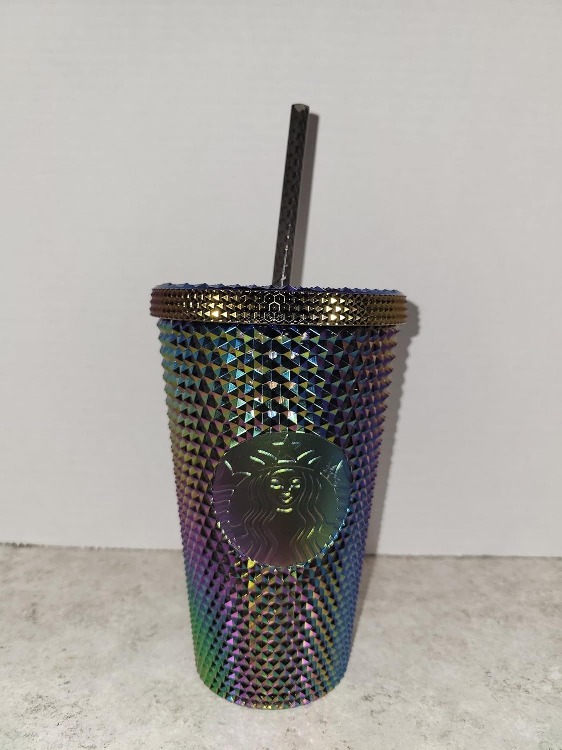 Starbucks Halloween 2023 Oil Slick Rainbow Iridescent Venti Tumbler 16oz Multicolor | 501YVUGBD