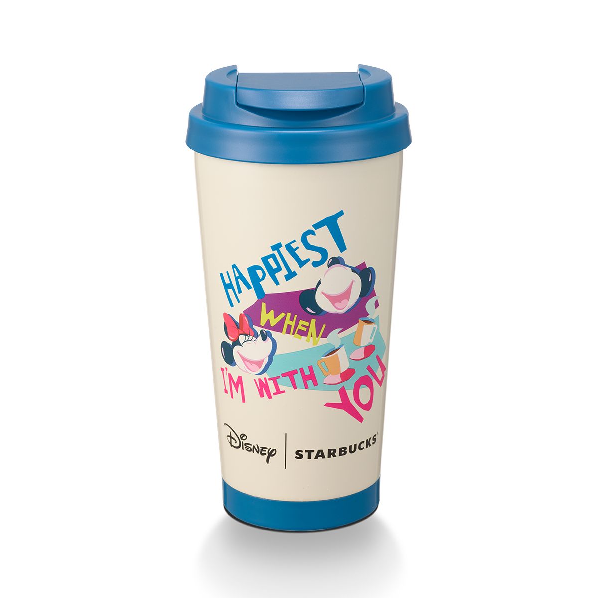 Starbucks Happiest With You Mickey & Minnie 16oz Tumbler Multicolor | 805EPGJYV