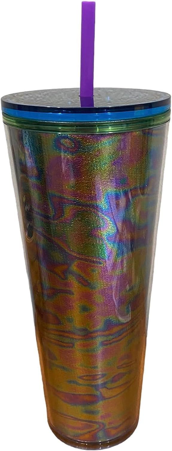 Starbucks Iridescent Print Cold Cup (24 Oz) Multicolor | 824ZIYBGC