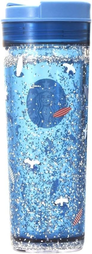 Starbucks Japan Water Intumbler Seaside 473ml/15.9oz, Blue Blue | 143RCEALH